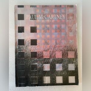 The Paul McCartney World Tour Original Vintage 1989 Concert Program Magazine